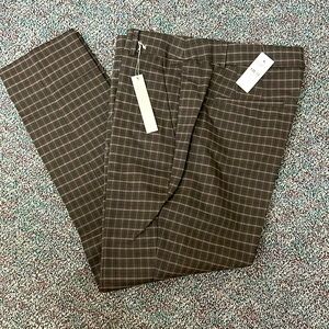⚡️NWT⚡️ LOFT High Waist Skinny Plaid Pants